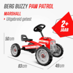 Berg skelter buzzy paw patrol Marshall vanaf 2 tot 5 jaar - Afbeelding 3