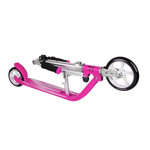 Hudora Little Big Wheel Scooter opvouwbare Step Magenta1