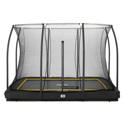 Salta Comfort Edition trampoline 305x214 cm Inground met veiligheidsnet zwart