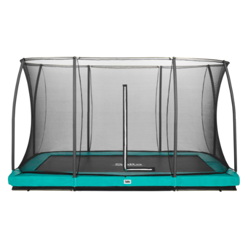 Salta Comfort Edition trampoline 366x244 cm Inground met veiligheidsnet groen