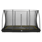 Salta Comfort Edition trampoline 366x244 cm Inground met veiligheidsnet zwart