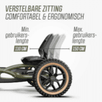 Berg skelter Buddy trail green met handrem - Afbeelding 4