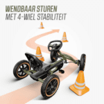 Berg skelter Buddy trail green met handrem - Afbeelding 8