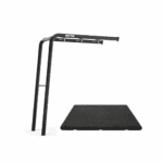 Berg playbase wall met rubberen tegelondergrond