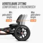 Berg skelter Buddy cross black met handrem - Afbeelding 4