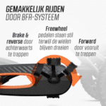 Berg skelter Buddy cross black met handrem - Afbeelding 6