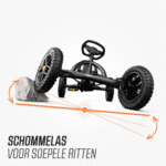 Berg skelter Buddy cross black met handrem - Afbeelding 7