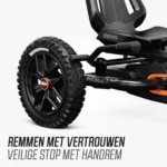 Berg skelter Buddy cross black met handrem - Afbeelding 10