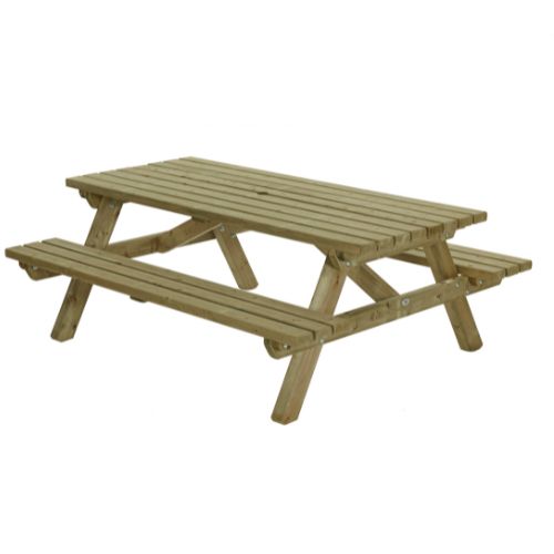 Picknicktafel rechthoek 200x160 cm