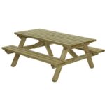 Picknicktafel 180x160 cm, 45 mm