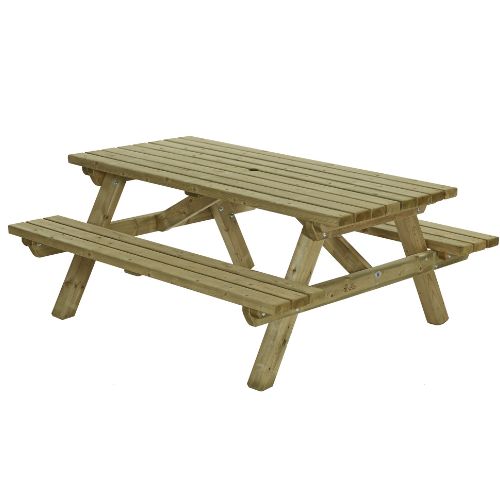Picknicktafel 180x160 cm, 45 mm