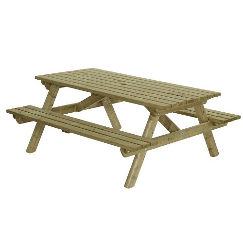 Picknicktafel 180x160 cm, 35 mm