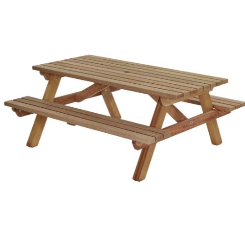 Picknicktafel hardhout 180x160 cm